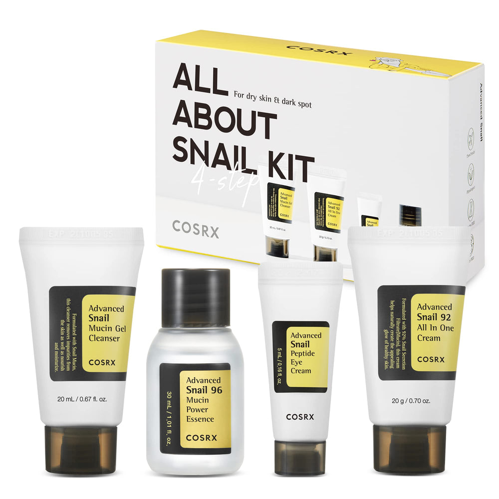 COSRX All About Snail Mucin Gel Nettoyant, nettoie en douceur et respecte la barrière.