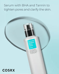 COSRX Appliquer rapidement, absorption légère, peau prête pour la suite de la routine.