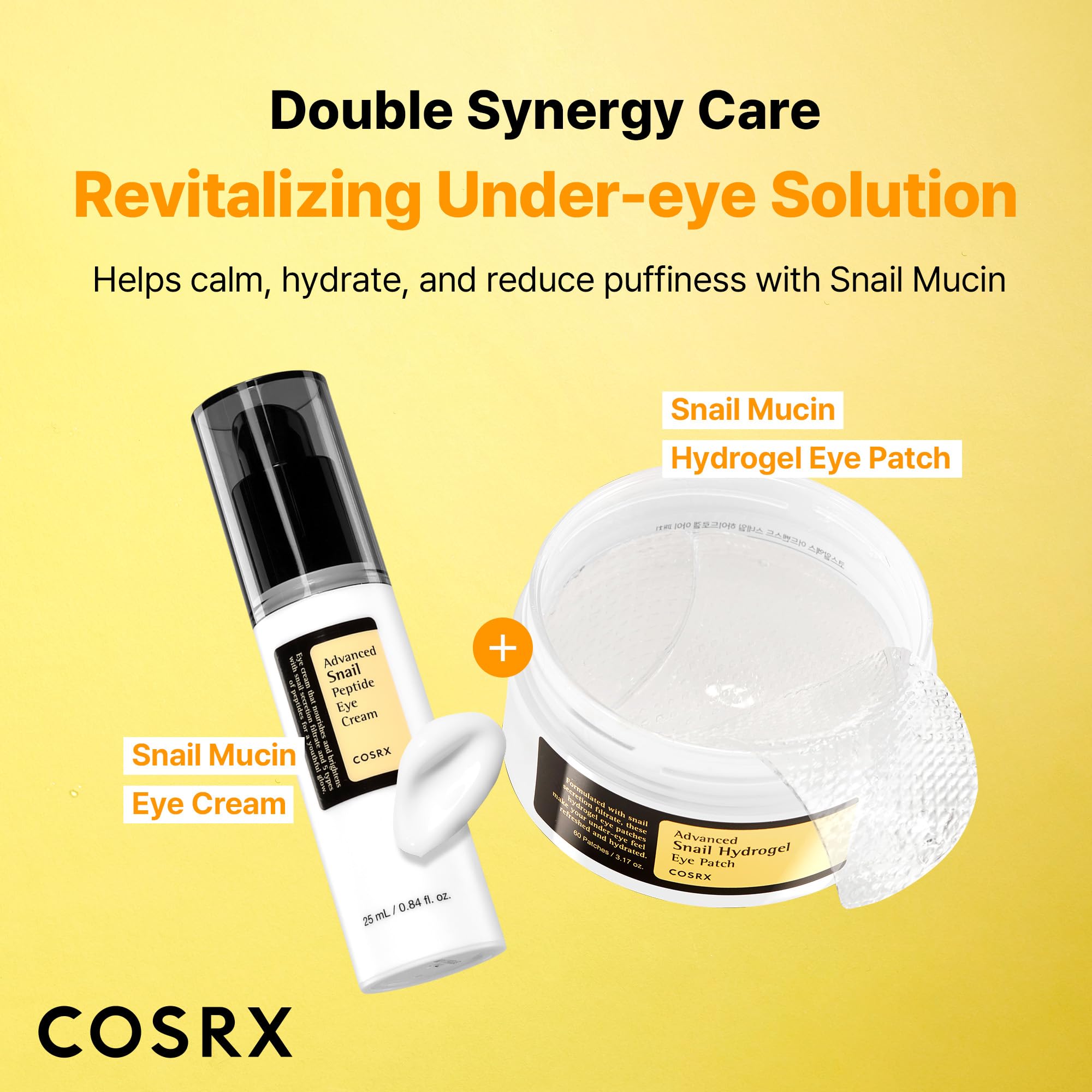 Application Cosrx masque yeux hydrogel, rituel rapide et facile