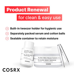 COSRX application zone cible pour traitement localisé et efficace.