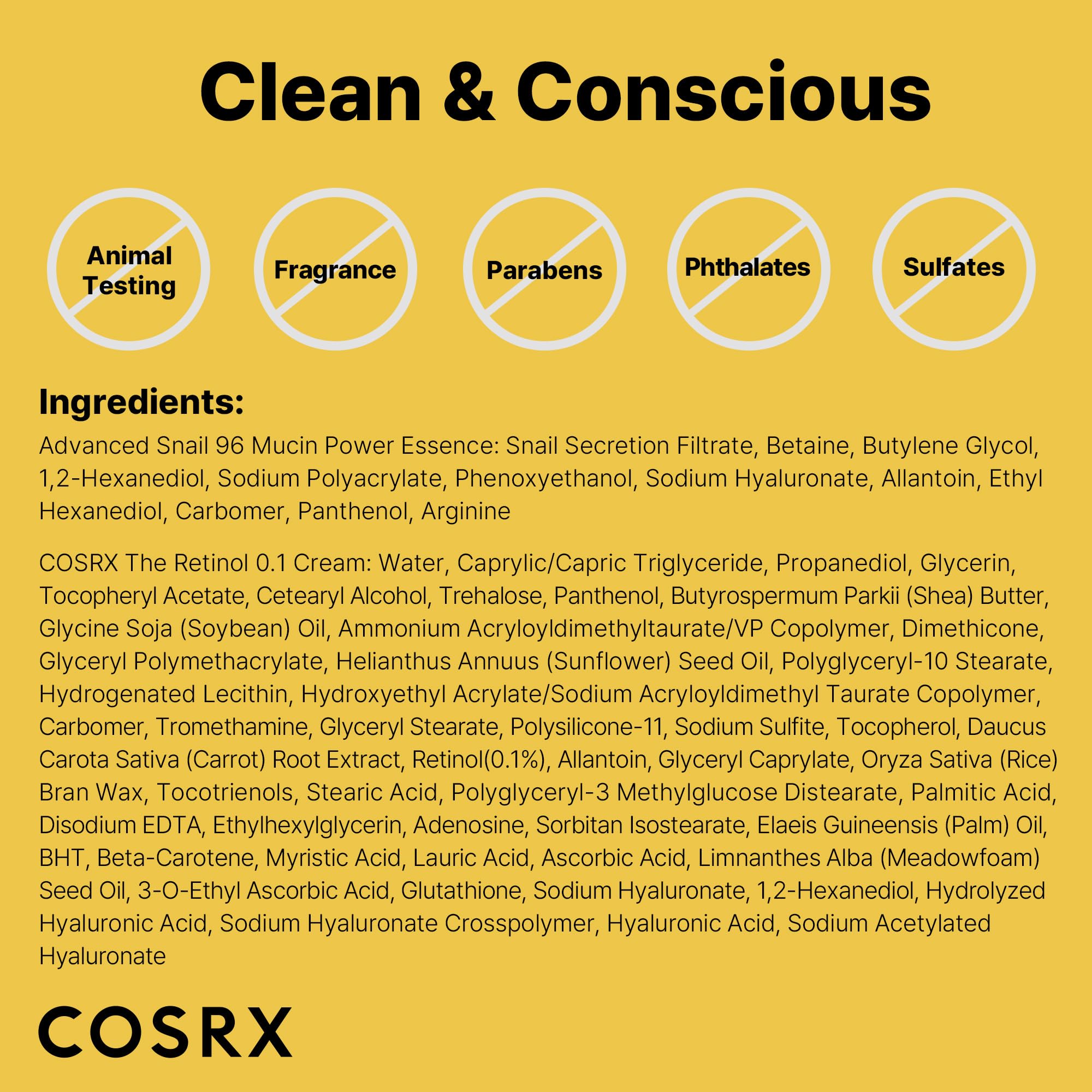 COSRX Coffret cadeau – Présentoir élégant et pratique.