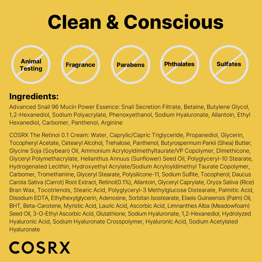 COSRX Coffret cadeau – Présentoir élégant et pratique.