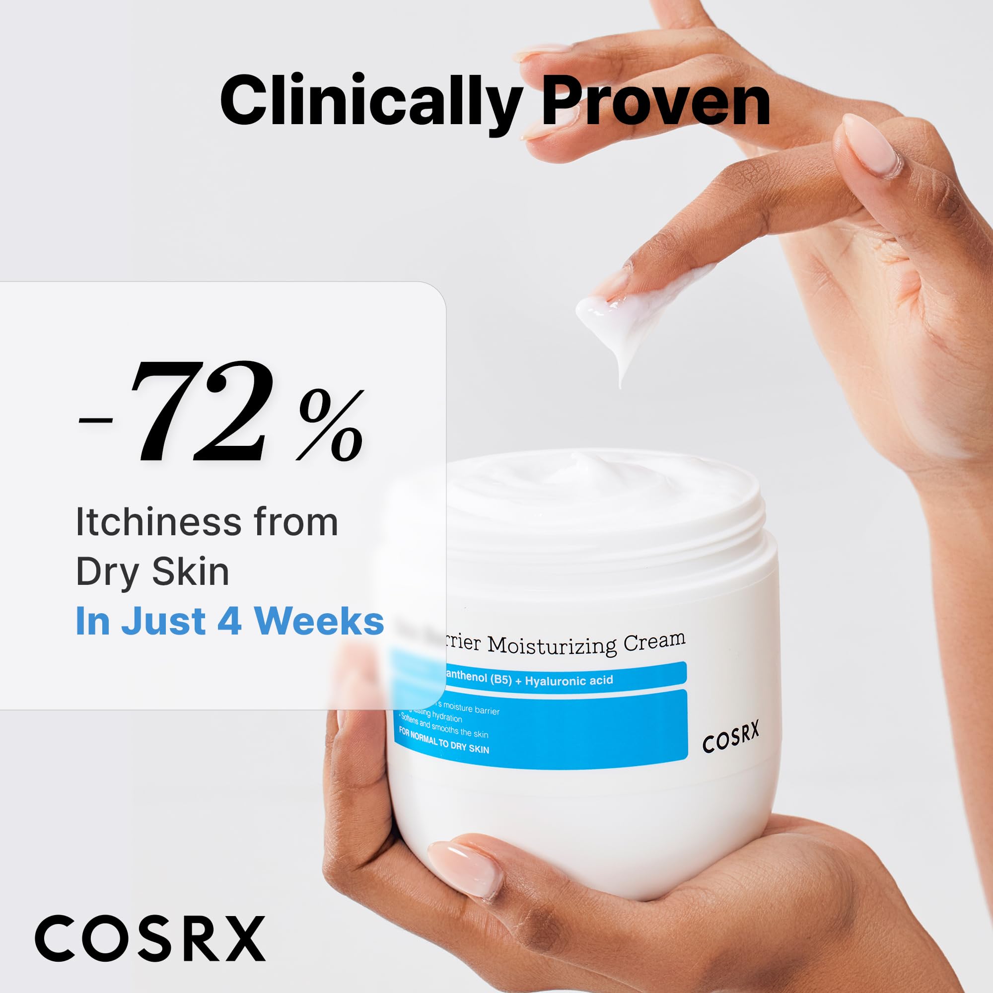 COSRX Crème à absorption légère qui laisse une peau confortable.