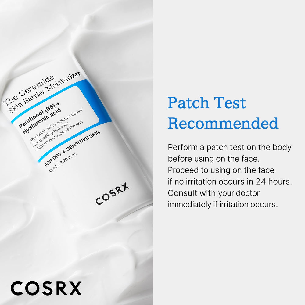 COSRX Crème barrière ceramides, convient à tous les types de peau.