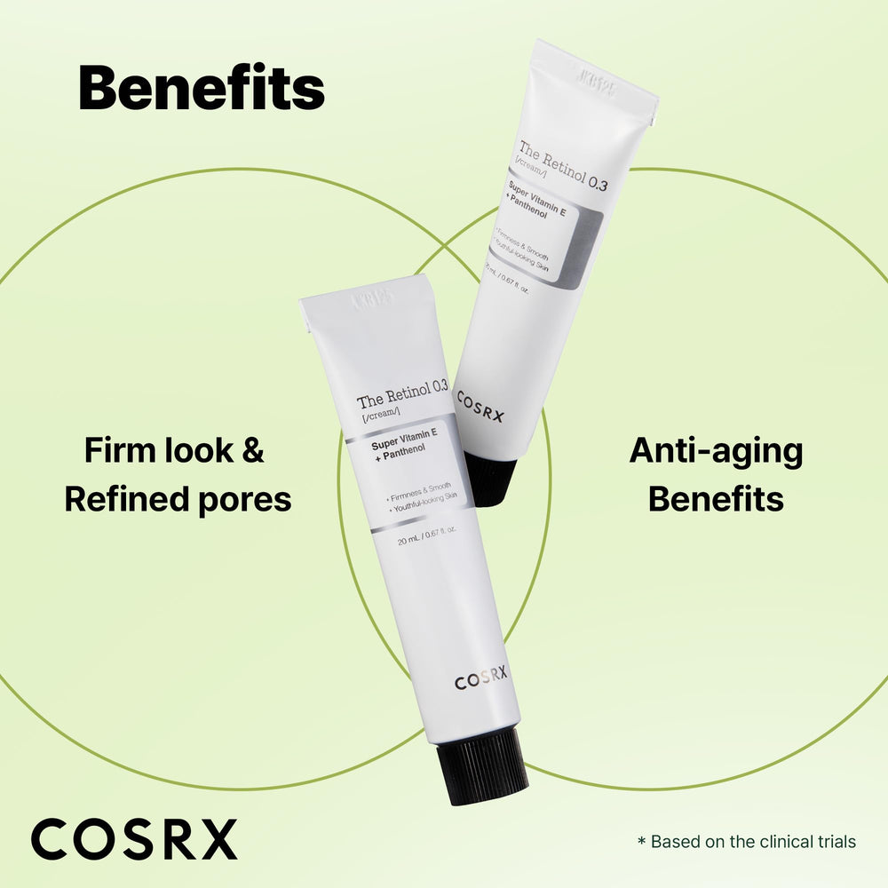 COSRX Crème yeux et cou en action, soin ciblé pour contours.