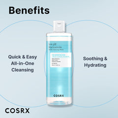 Cosrx eau micellaire Niacinamide, texture légère et fraîche