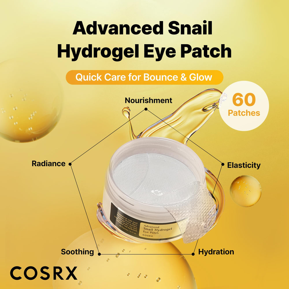 Boîte Cosrx masque yeux hydrogel, emballage pratique et élégant