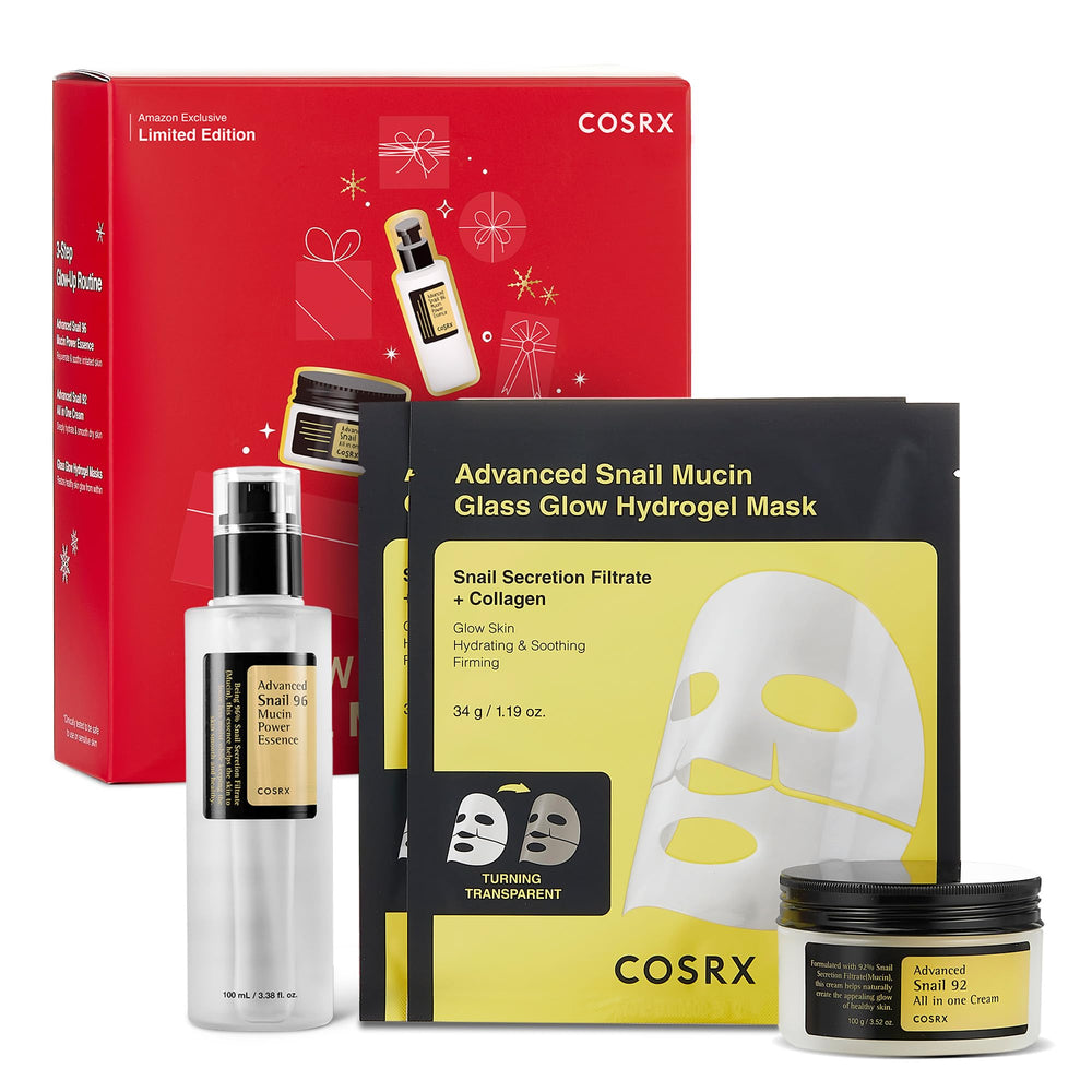 Essence COSRX Snail Mucin 96% – bouteille; hydratation rapide et éclat naturel.