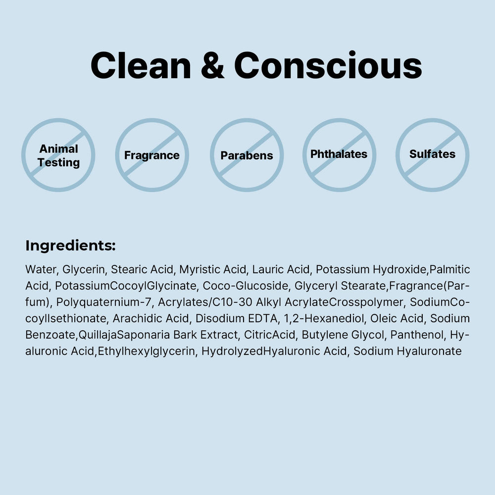 Formule à pH équilibré qui prépare la peau à la routine.