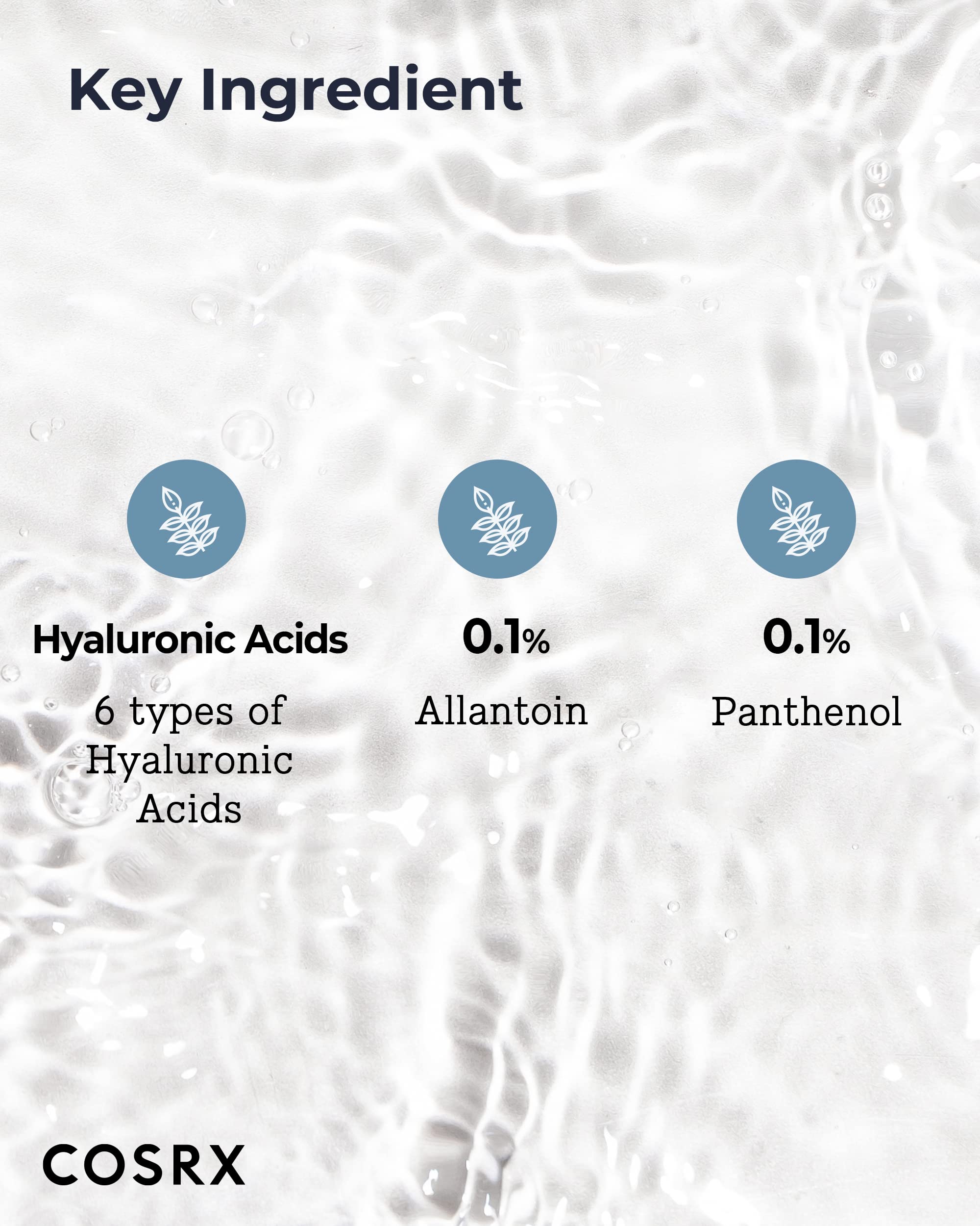 COSRX Hydrium Watery Toner, aperçu des ingrédients clés et hydratation