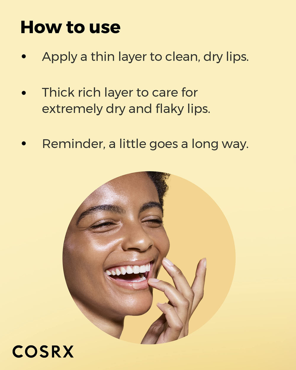 COSRX Lip Care Balm masque nocturne à appliquer avant le coucher