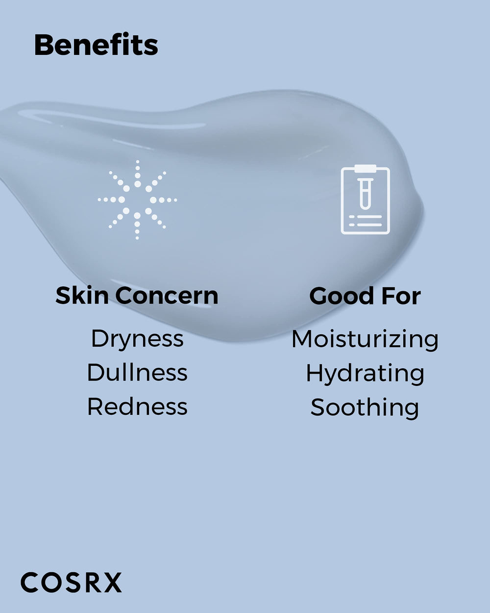 COSRX lotion sèche sans parabènes et sans sulfates: soin sûr et doux.