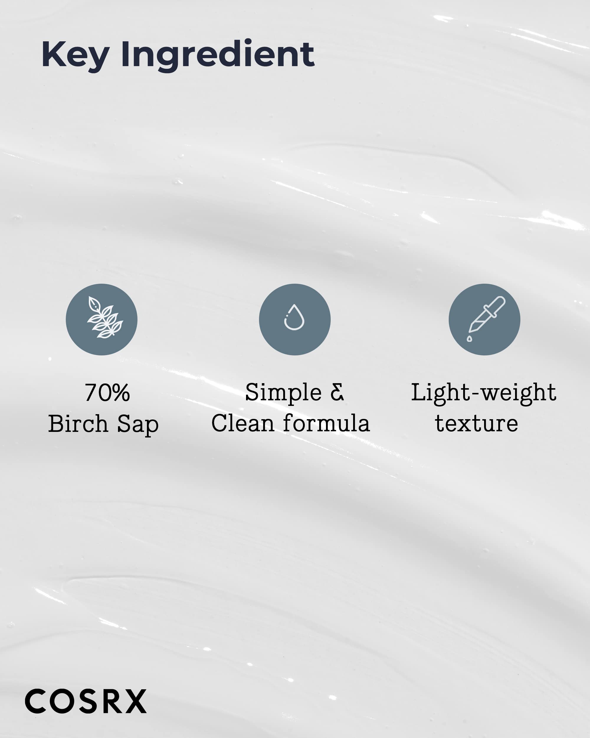 COSRX lotion sèche sève-bouleau 70%: hydratation naturelle et durable.