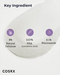 Eau de rose et hyaluronique dans COSRX Low pH Good Night Soft Peeling Gel