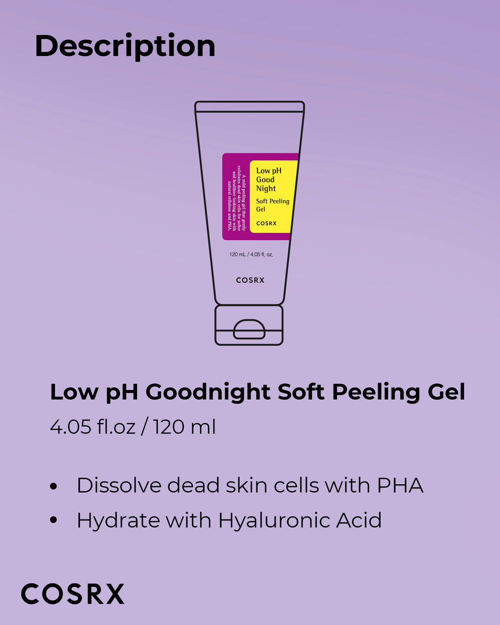 Guide d’application après nettoyage avec COSRX Low pH Good Night Soft Peeling Gel