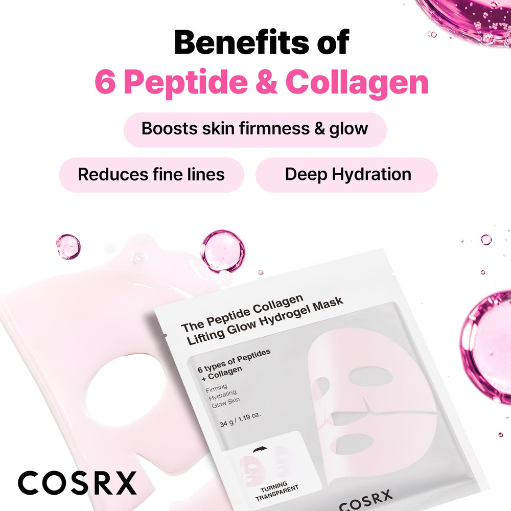 COSRX masque en place sur le visage pour hydratation ciblée