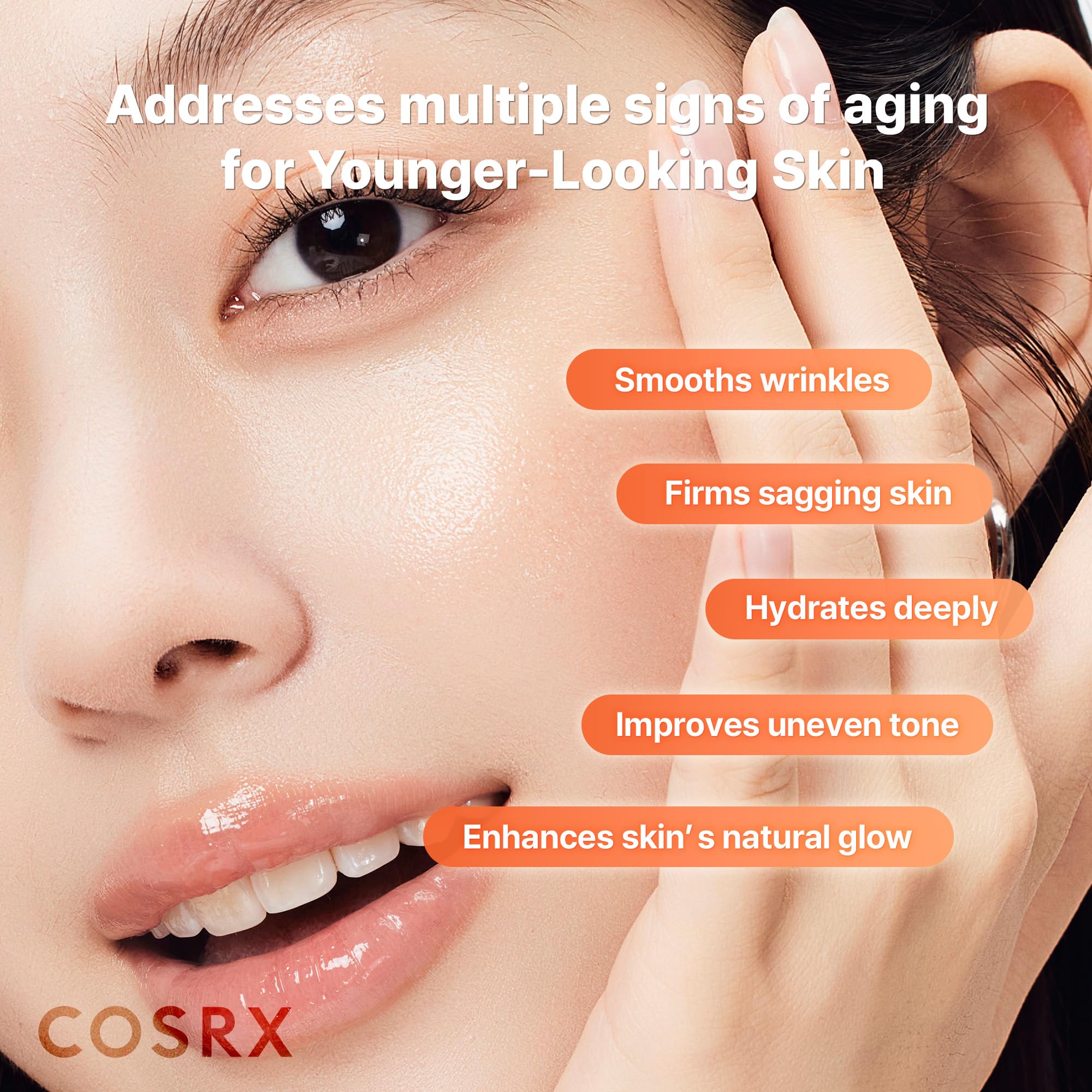 Application nocturne Cosrx, masque hydrogel pour soin de nuit