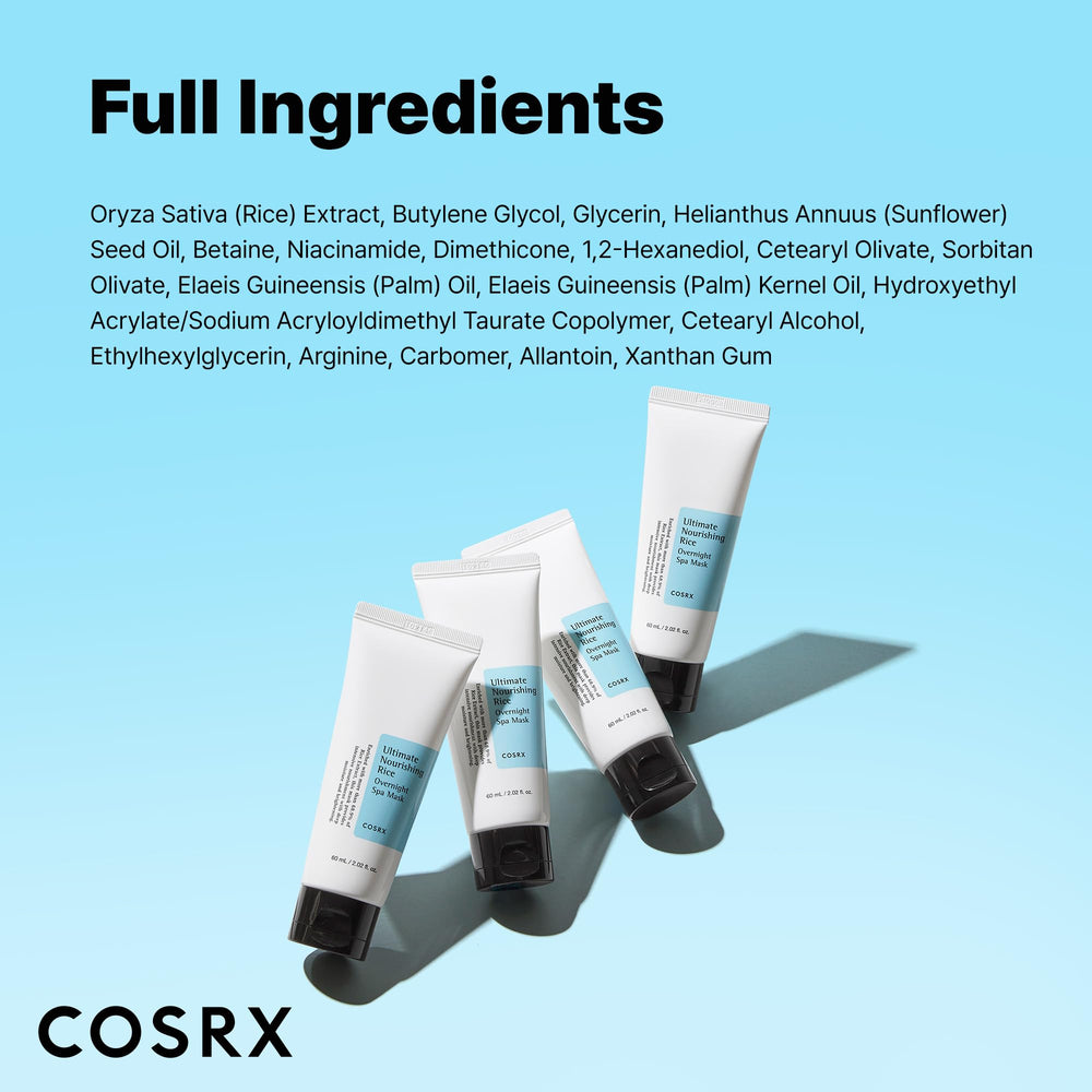 COSRX Masque Nuit Nourrissant: routine nocturne simple pour nourrir sans effort.