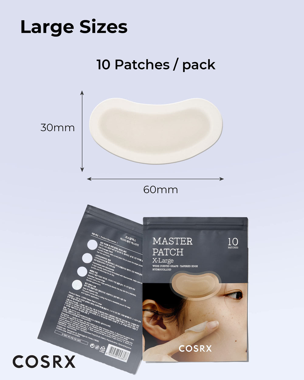 Patch infused with tea tree oil offers refreshing scent and targeted care