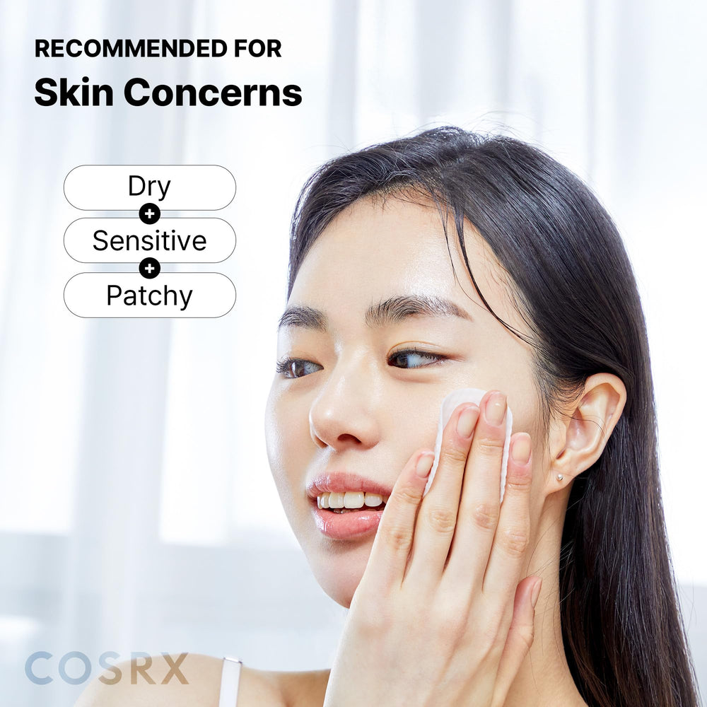 COSRX Moisture Up Pads – 0,5% BHA et eau glaciale d'Alaska.
