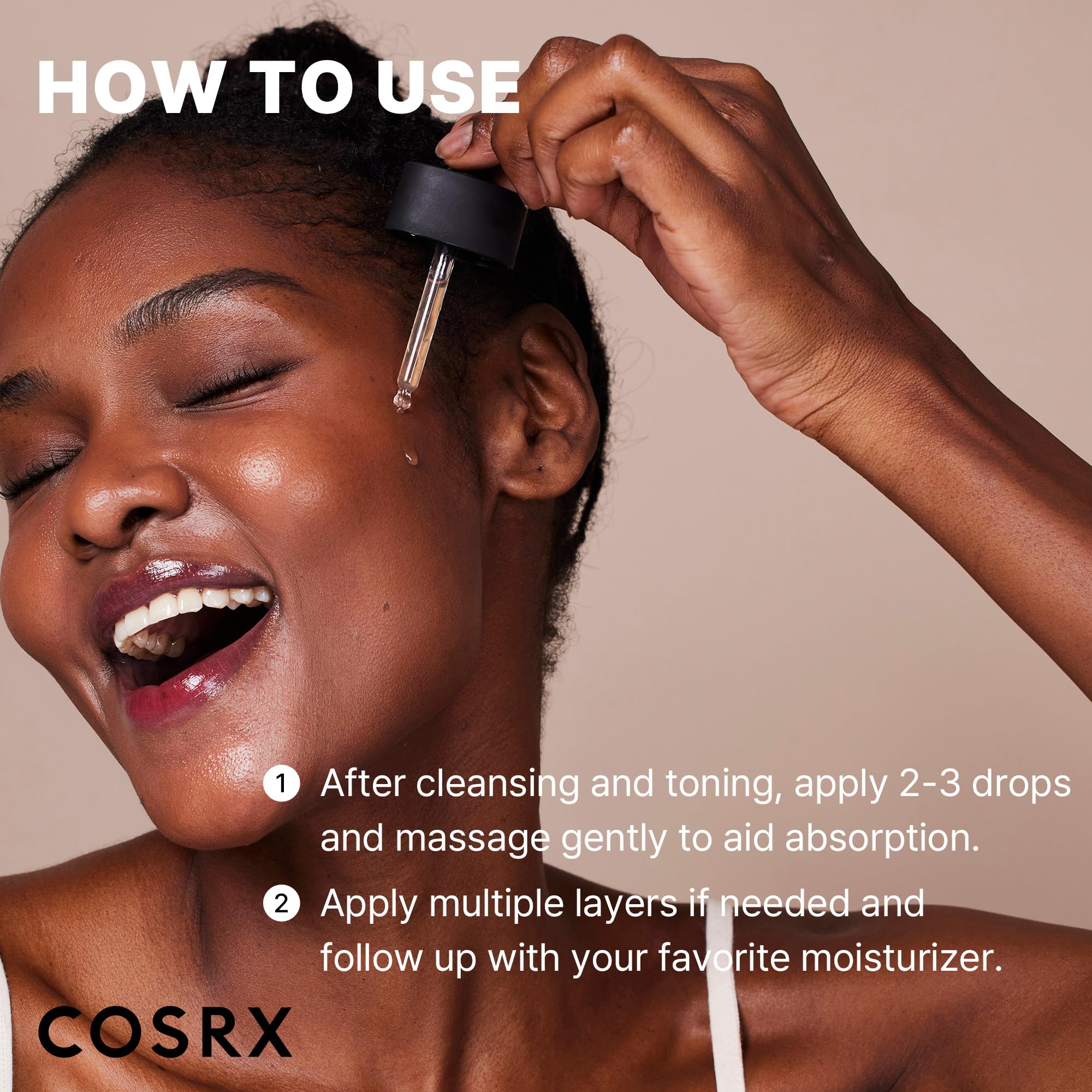 COSRX emballage boite et packaging pratique pour routine quotidienne