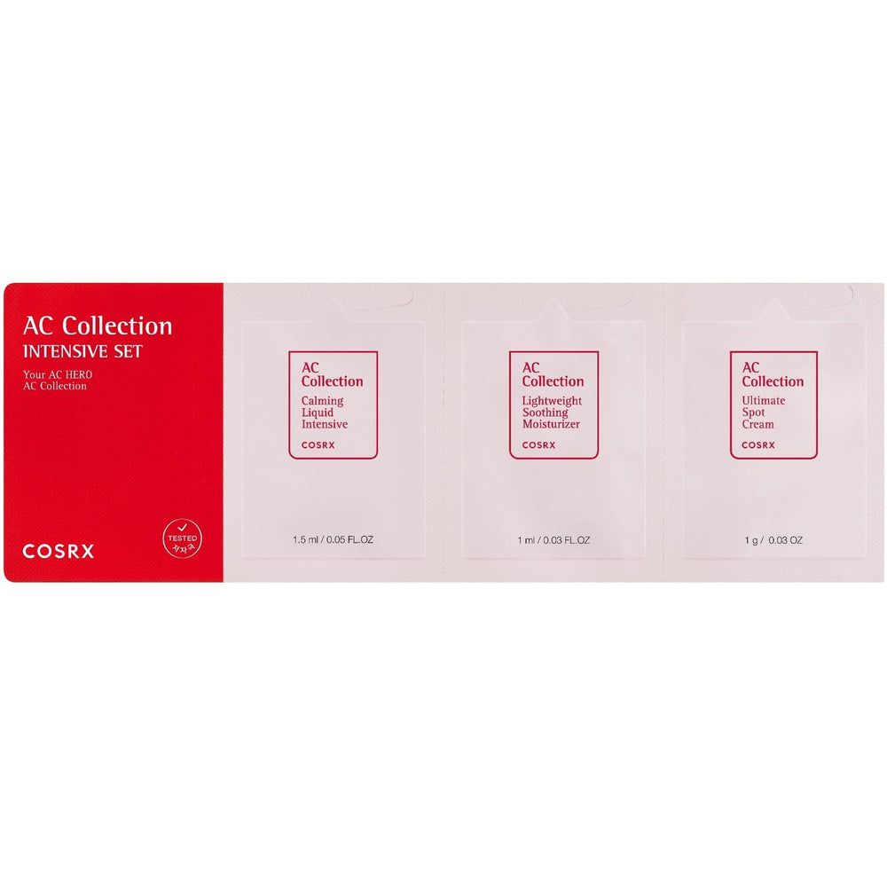 Pansement COSRX étape d application rapide sur bouton.