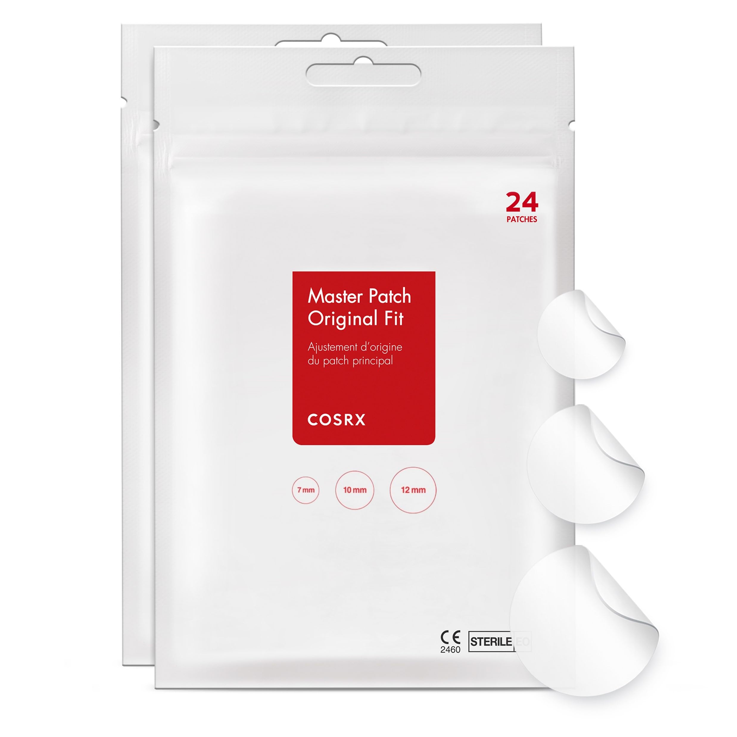 Patch COSRX Acne Original, en boîte et patchs, pour un soin ciblé des imperfections.