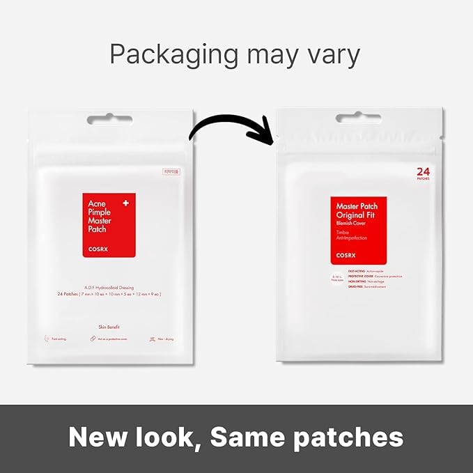 Trois tailles de patch COSRX pour adapter la couverture selon l ampleur des boutons.