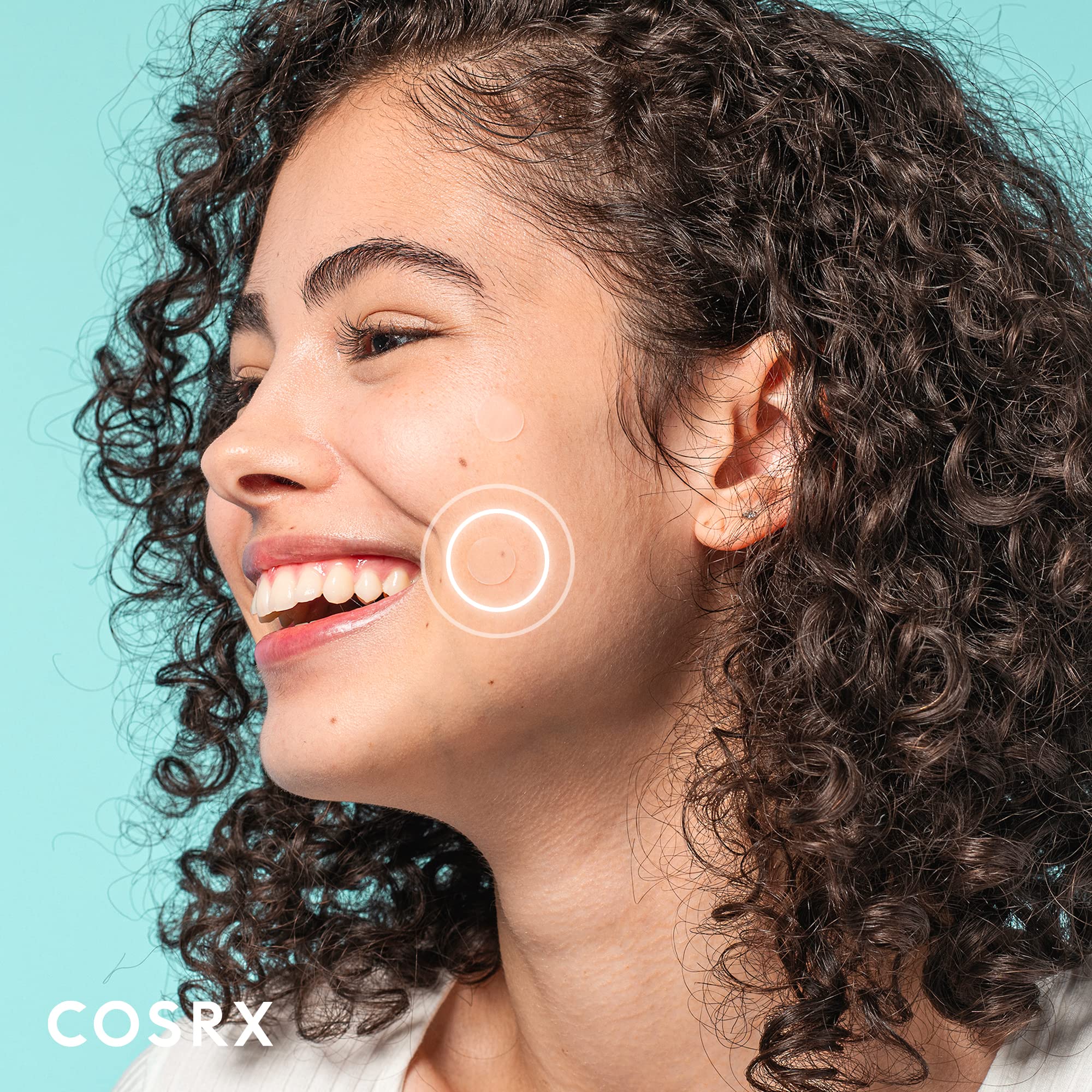 COSRX patch taille moyenne, couverture précise pour boutons moyens.