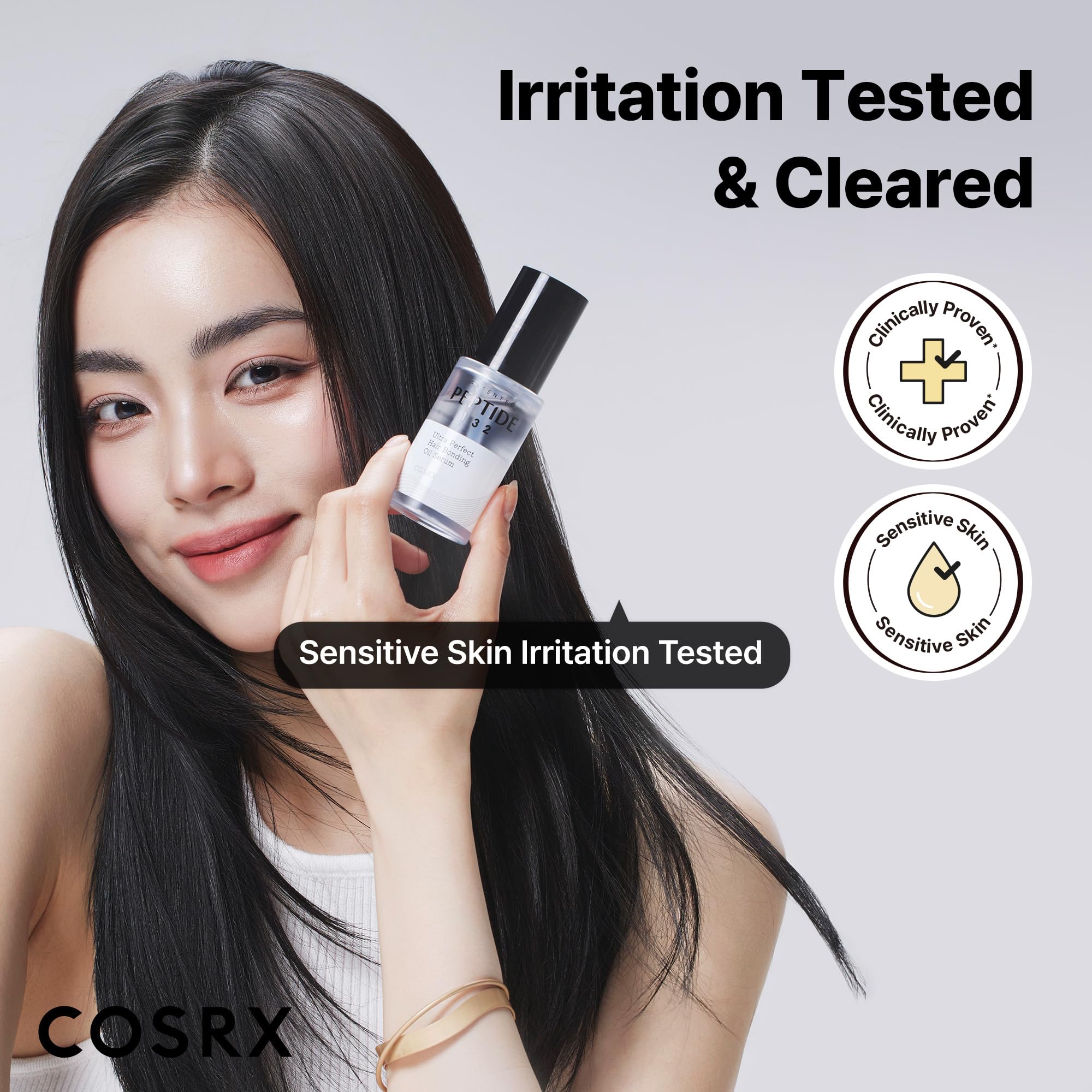COSRX Peptide 132 Sérum cheveux protection contre la chaleur