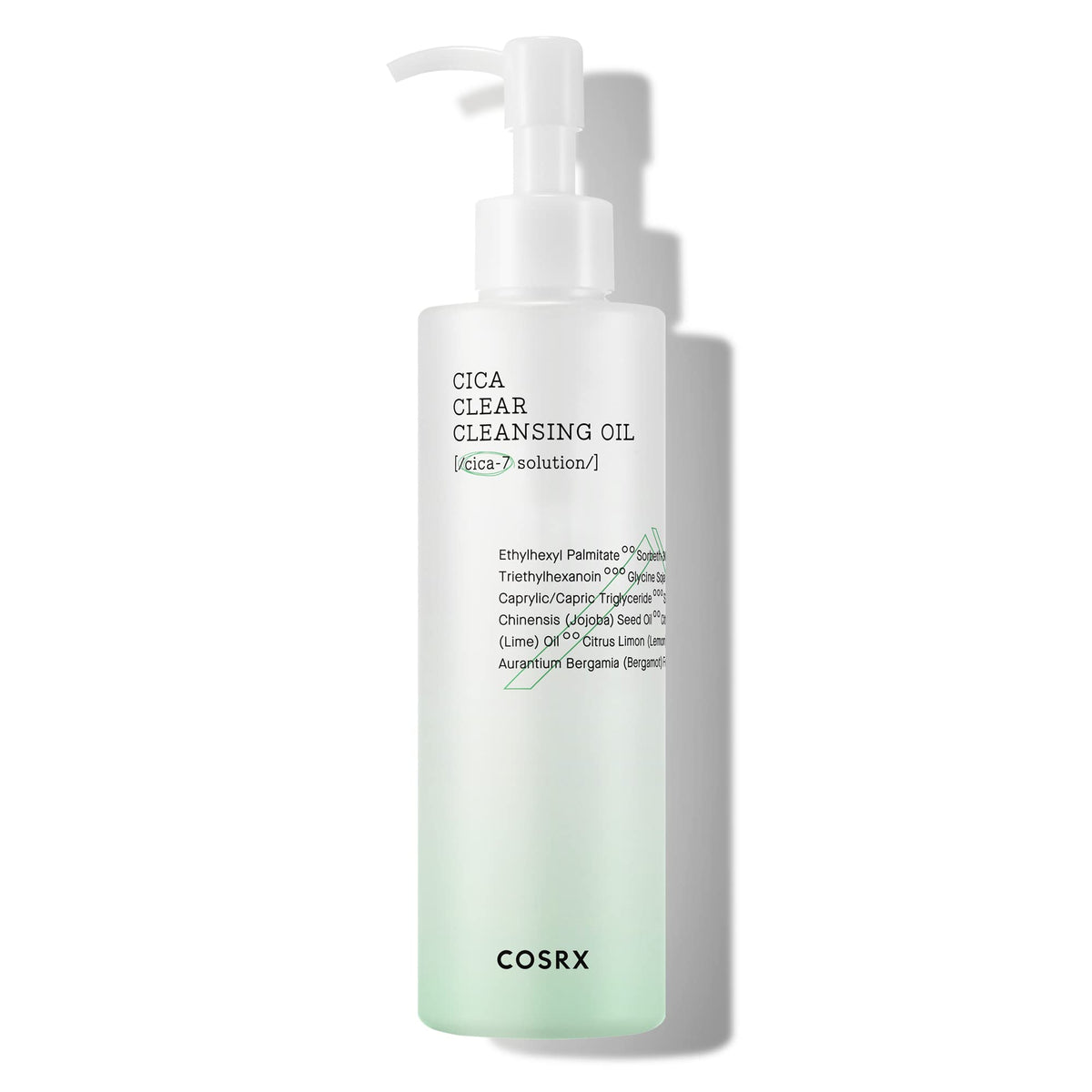 COSRX Pure Fit Cica Cleansing Oil – bouteille, démaquillage en douceur et hydratation légère.