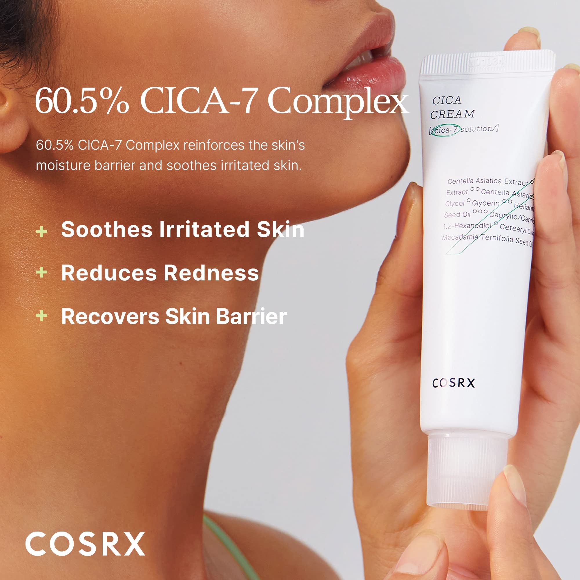Extrait de Centella 6000 ppm dans COSRX Pure Fit Cica Cream