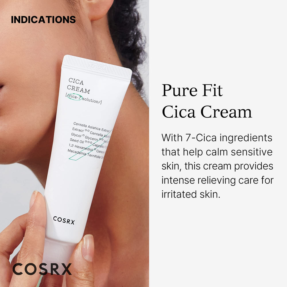 Texture légère du COSRX Pure Fit Cica Cream pour une absorption rapide