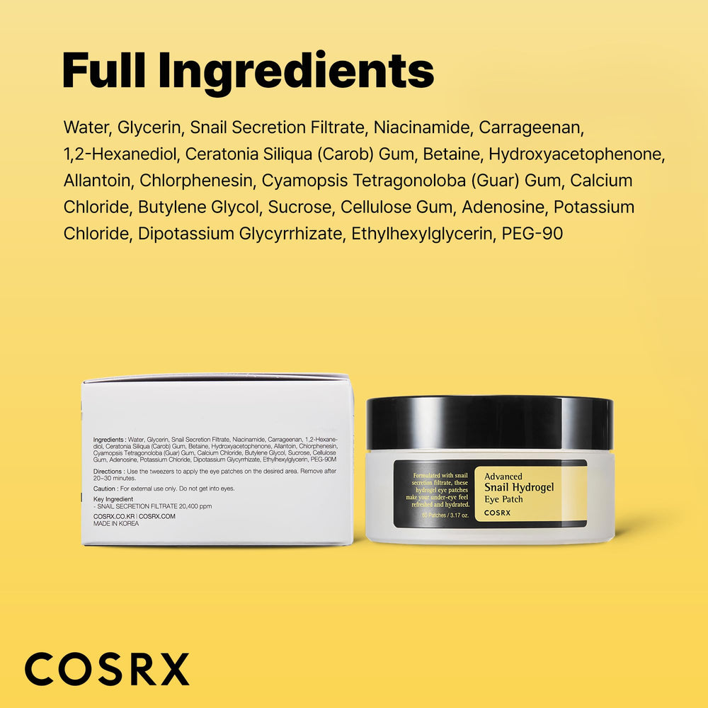 Regard frais et revitalisé grâce au soin Cosrx yeux