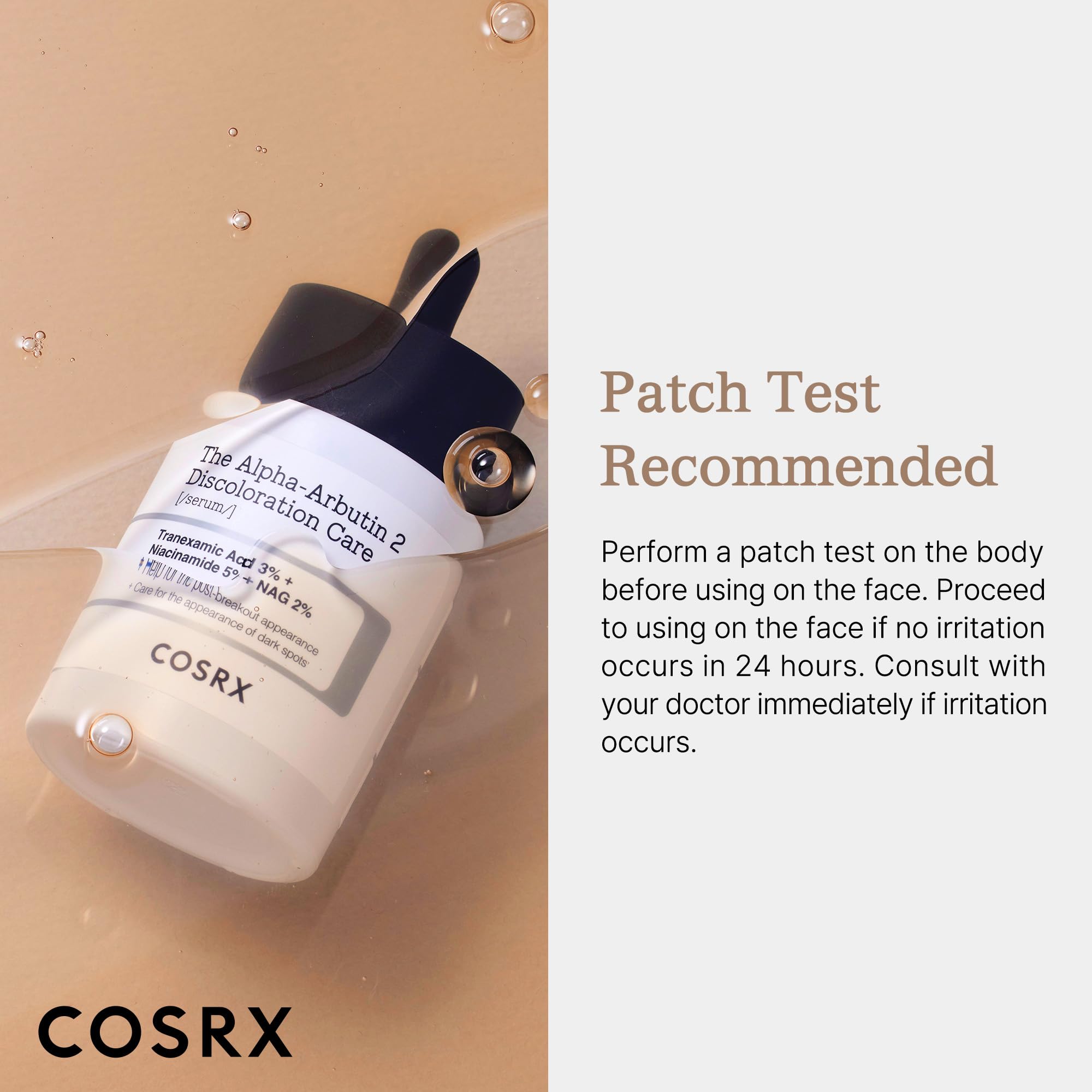 COSRX application visage: massage léger pour pénétration rapide