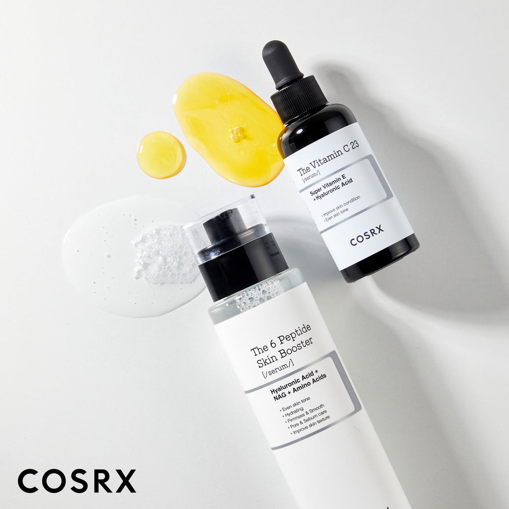Texture légère du sérum COSRX – sensation fraîche et hydratante.