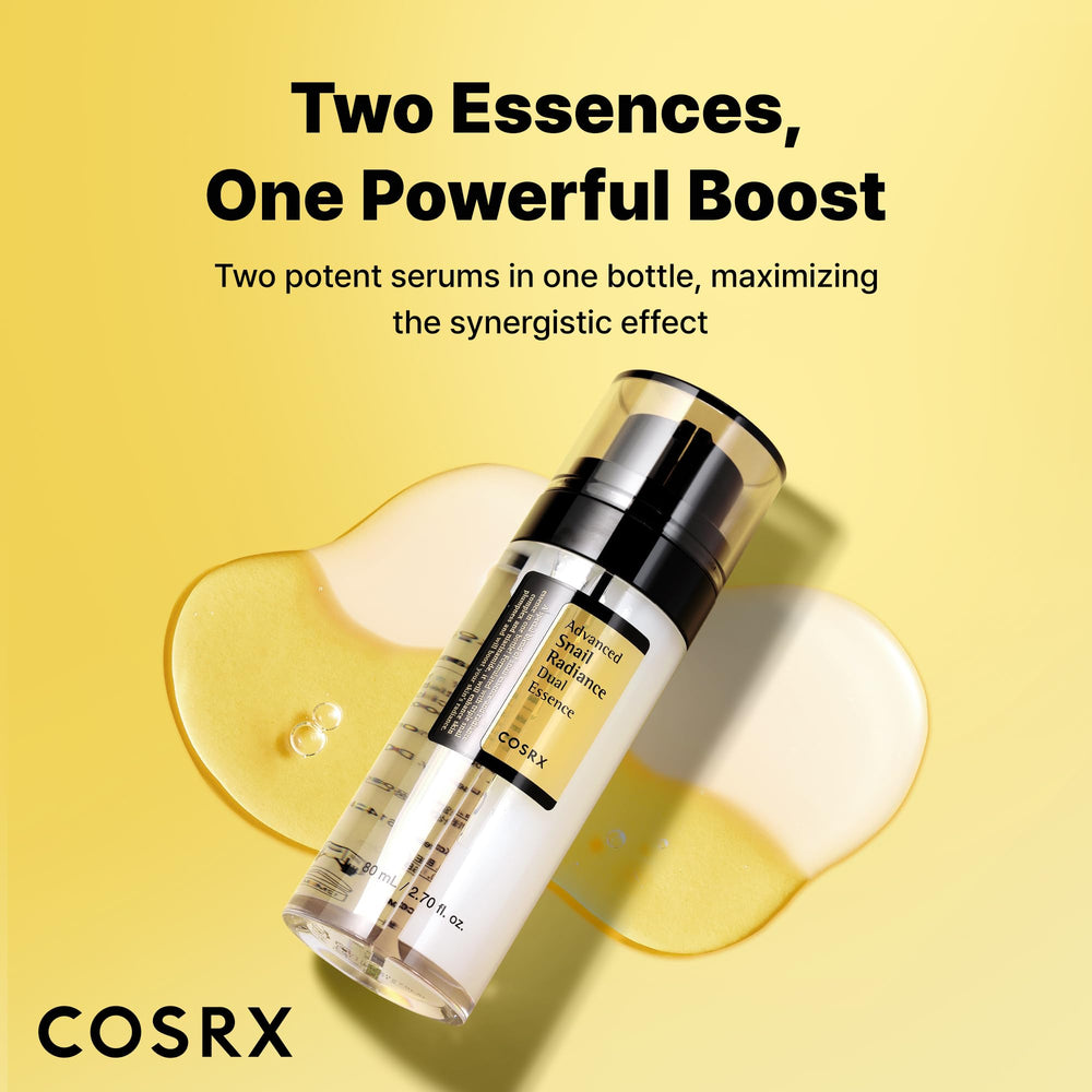 COSRX Snail Mucin 74% + Niacinamide, emballage et étiquette soignés pour une routine simple