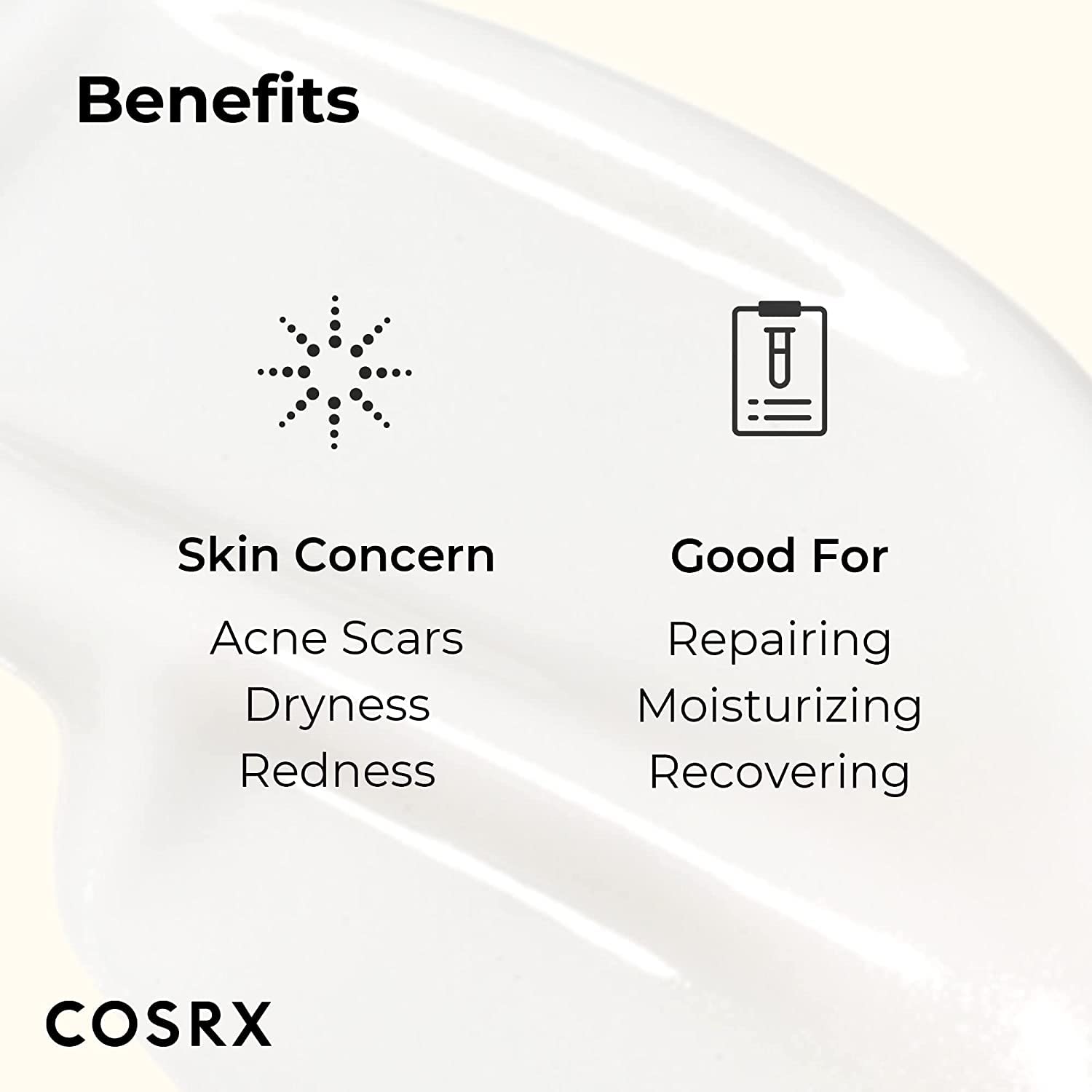 Cosrx Snail Mucin 92% - emballage sans cruauté et non testé sur animaux.