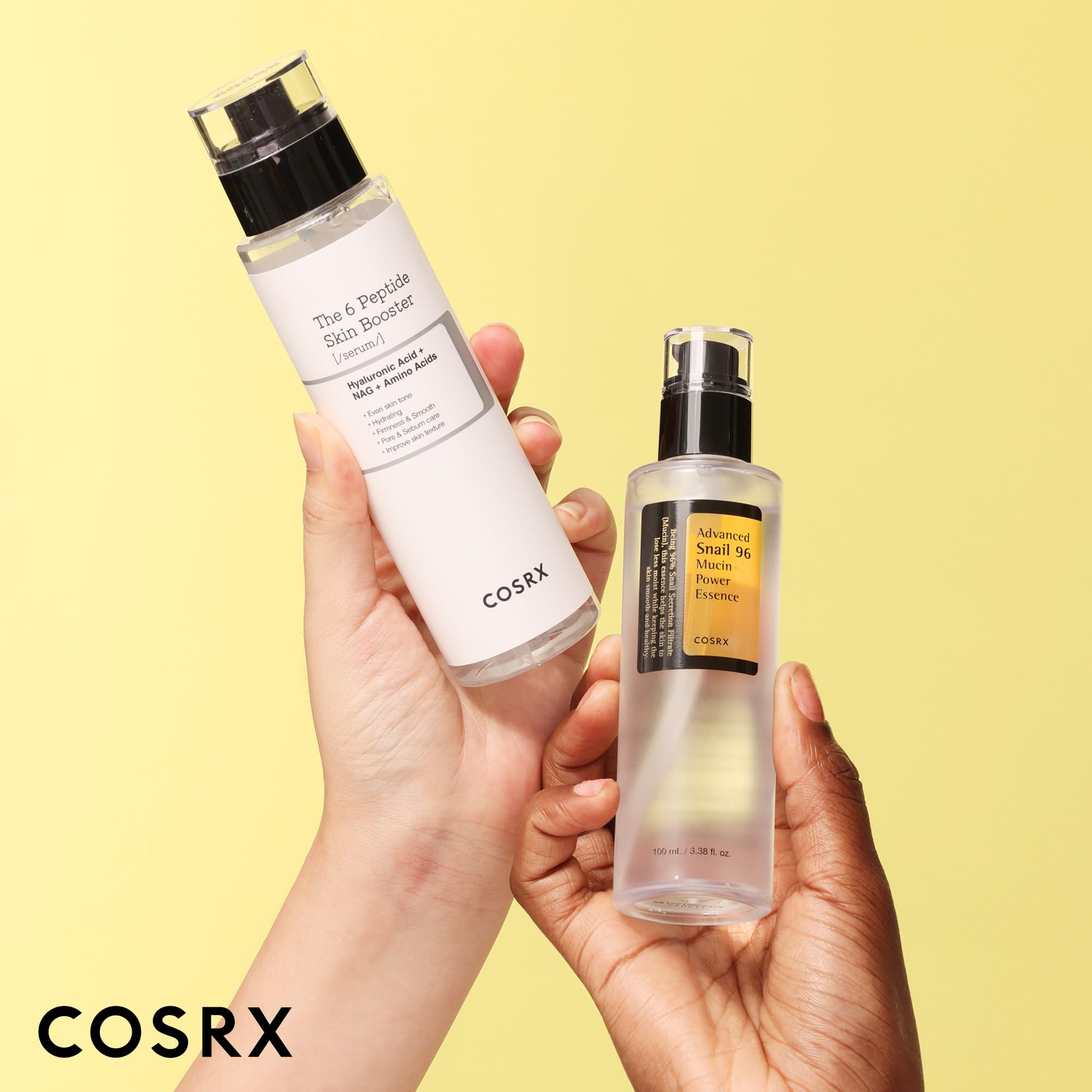 COSRX Snail Mucin 96% Peptide Booster Set – coffret cadeau élégant pour soins quotidiens.