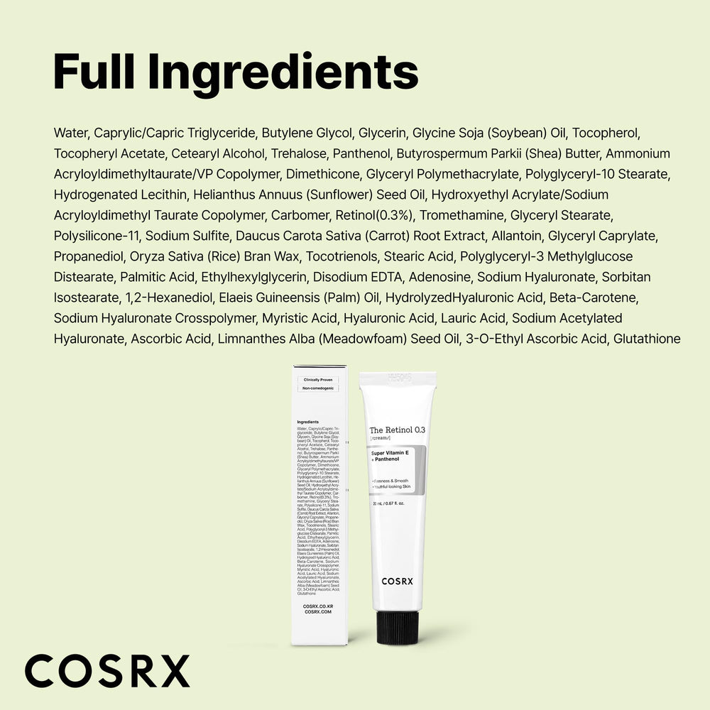 COSRX Utilisation jour SPF30, protection et éclat naturel.