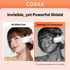 Cosrx Airy-Light Stick Solaire, acide hyaluronique pour une hydratation légère.