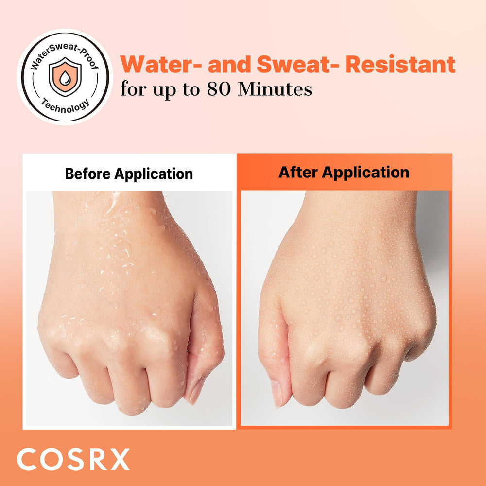Cosrx Airy-Light Stick Solaire, sans trace blanche et adapté à tous les tons.