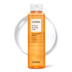 COSRX 5 PDRN B5 tonique – bouteille élégante, hydratation douce pour peau sensible.