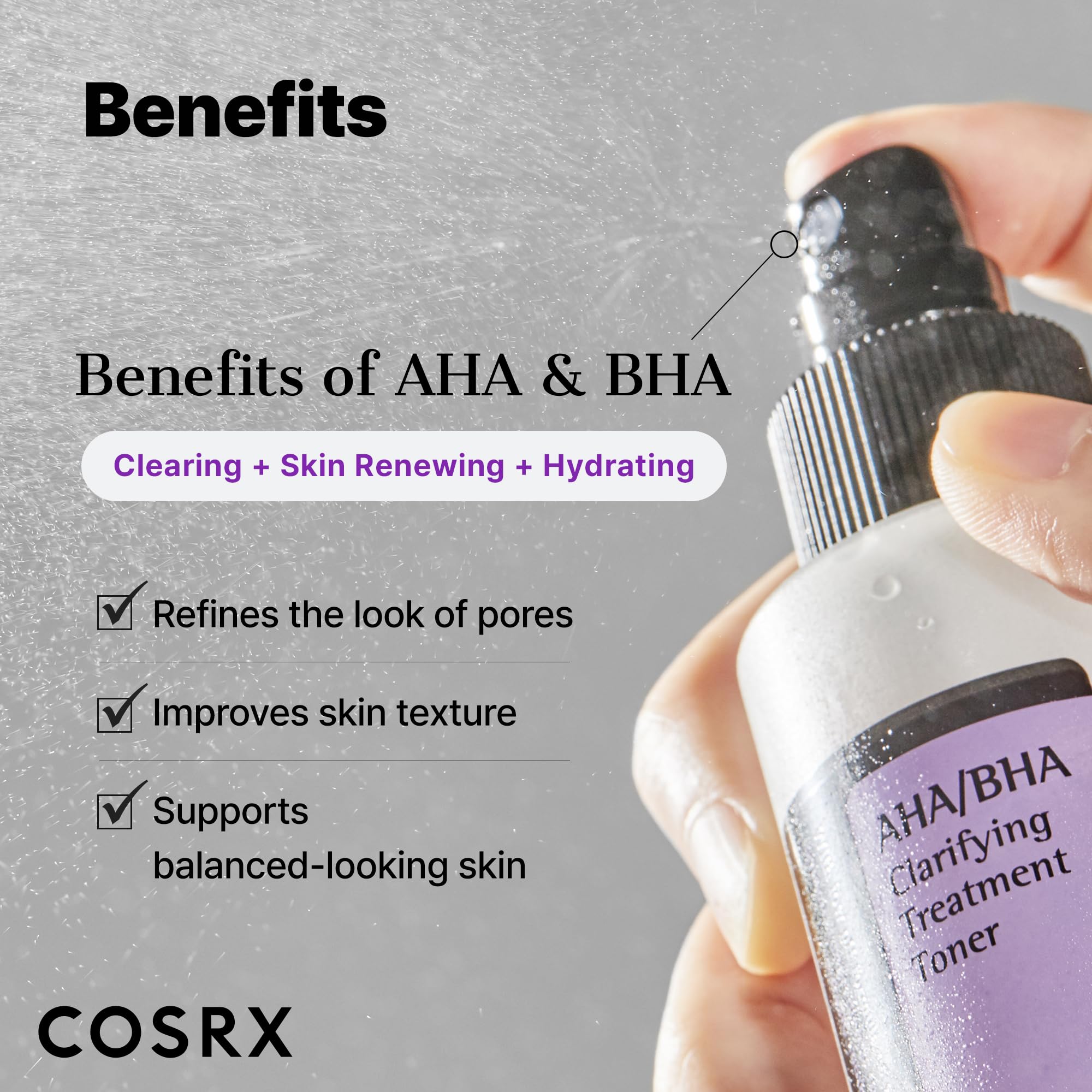 Utilisation comme masque coton imbibé pour hydratation rapide.