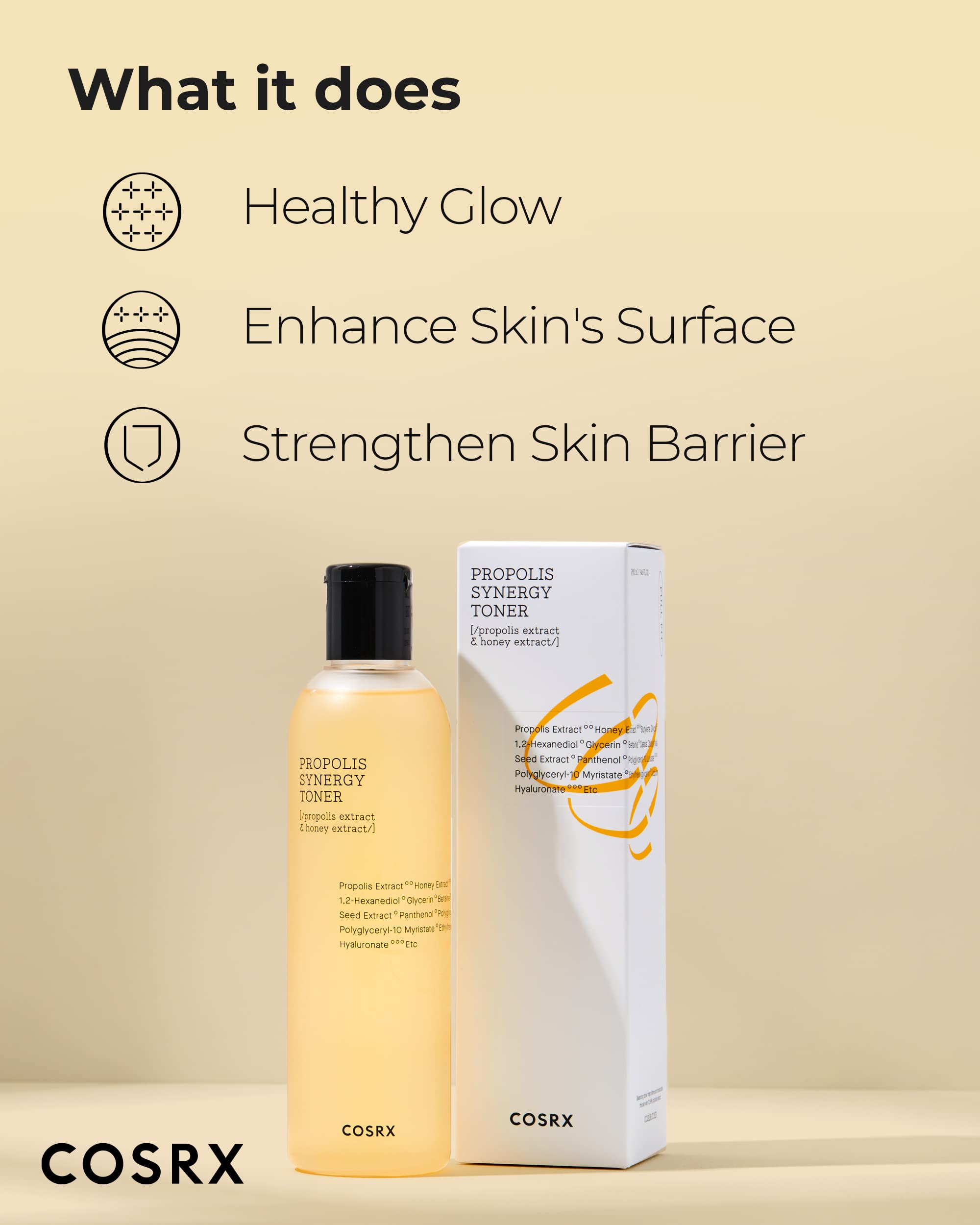 Texture fluide du tonique COSRX prête à accueillir les soins suivants.