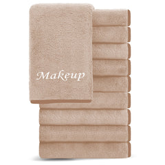 Cosy Family lingettes démaquillage microfibre 10-pack, nettoyage doux visage et réutilisable.