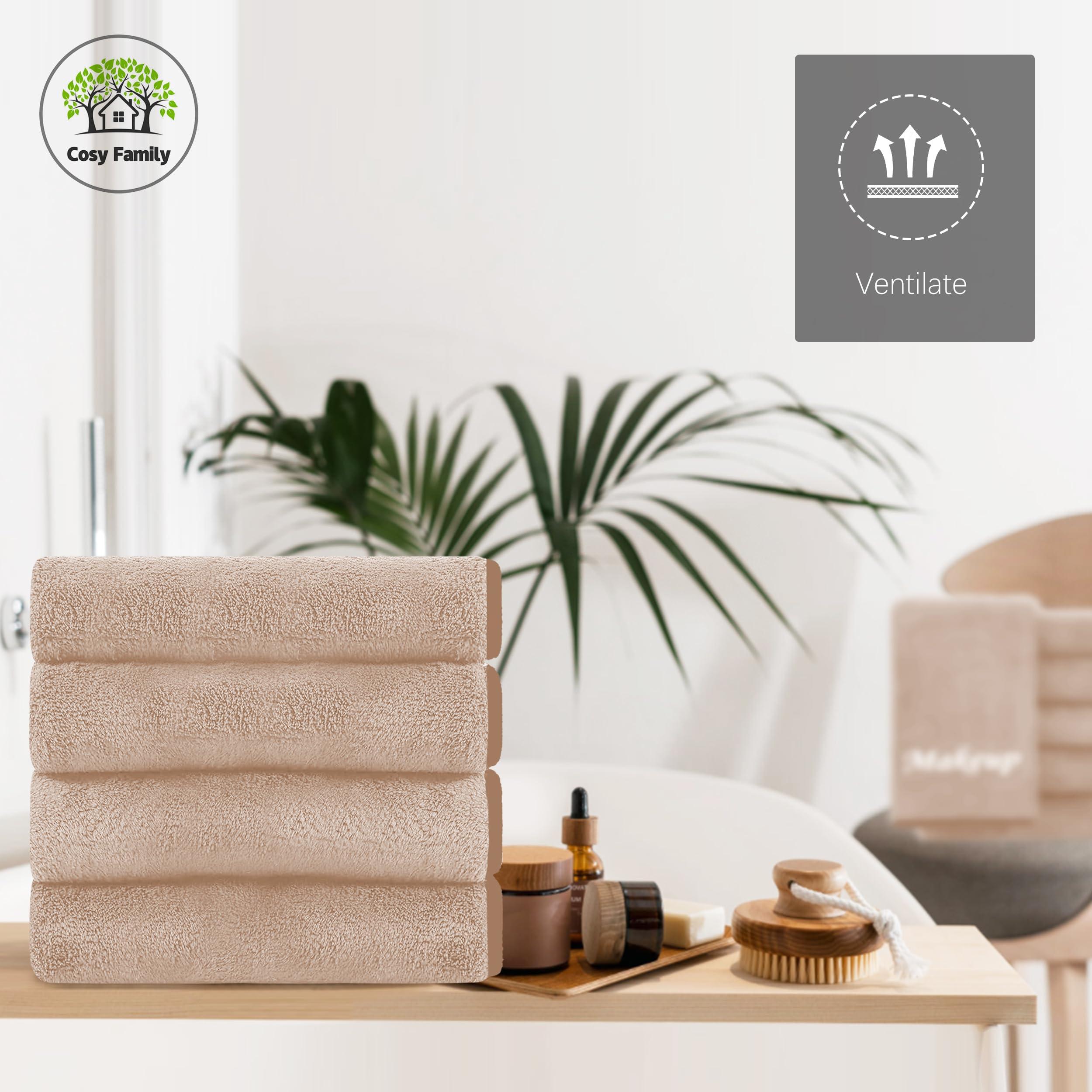 Cosy Family lingettes polyvalentes pour salle de bains et voyages.