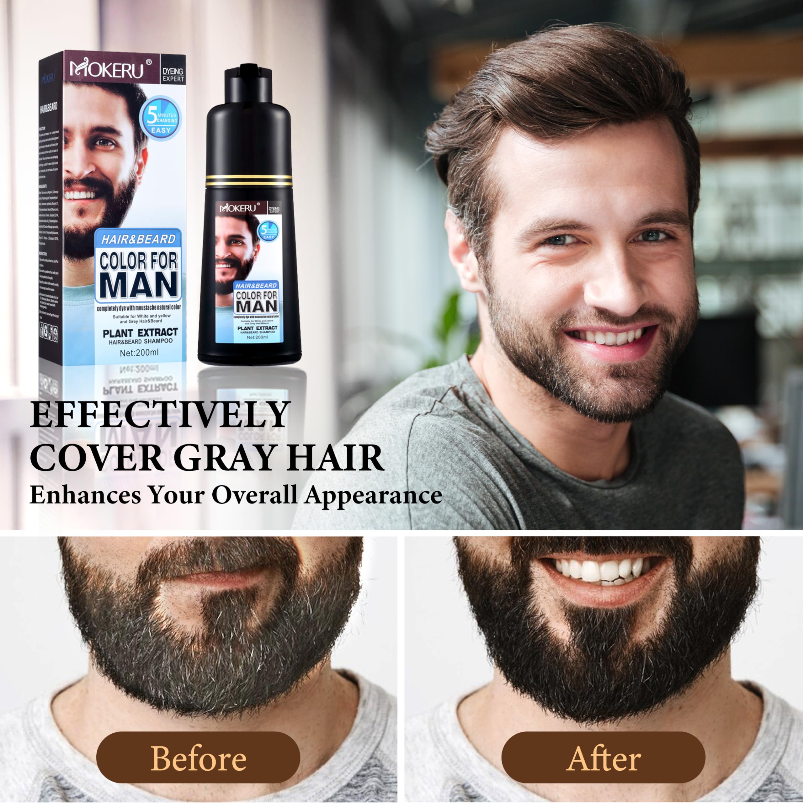 COSYAGE Barbe Application Simple – distribution homogène même matin pressé.