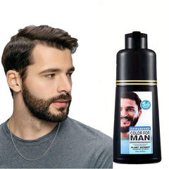 COSYAGE Barbe Coloration Rapide: noir profond pour barbe et moustache.
