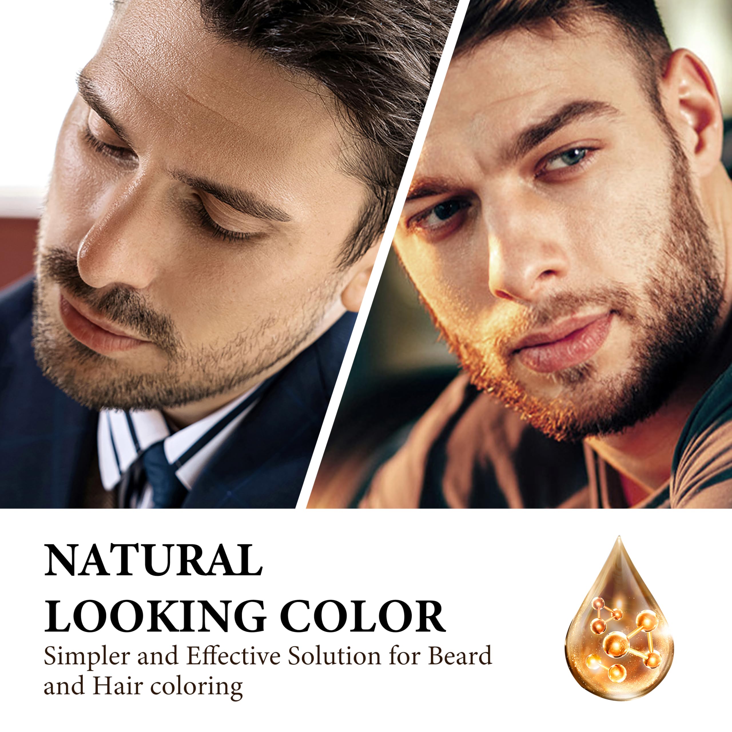 COSYAGE Barbe Gants Protection Mains – gants inclus pour une coloration propre.